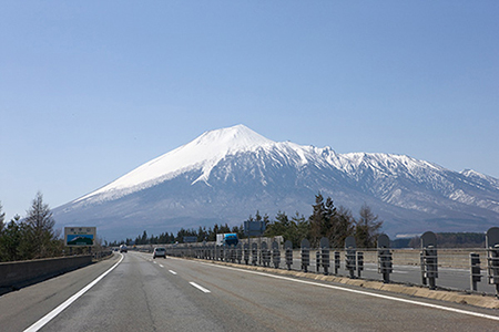 Matsuohachimantai near the IC (In-bound photo of Iwate from) main line
