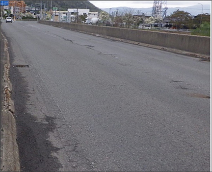 photo of pavement damage photo