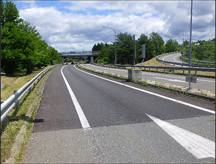 Image of the pavement after repairs are completed