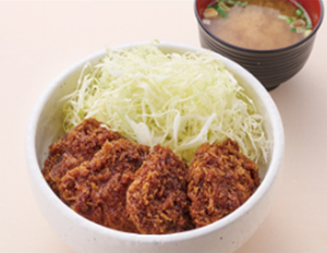 地元群馬のみそを隠し味に使ったソースカツ丼（ヒレ）のイメージ画像